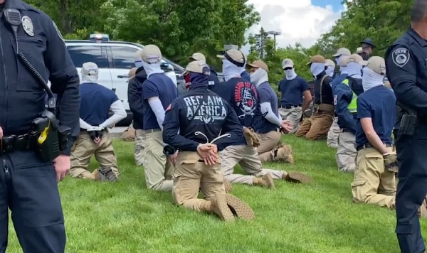 31 Masked Neo-Nazi White Supremacists Arrested Near Pride Event In Idaho