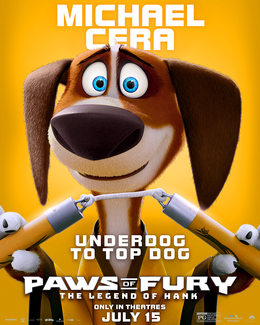 Pics: PAWS OF FURY: THE LEGEND OF HANK New Character Posters Available •  Hollywood Unlocked