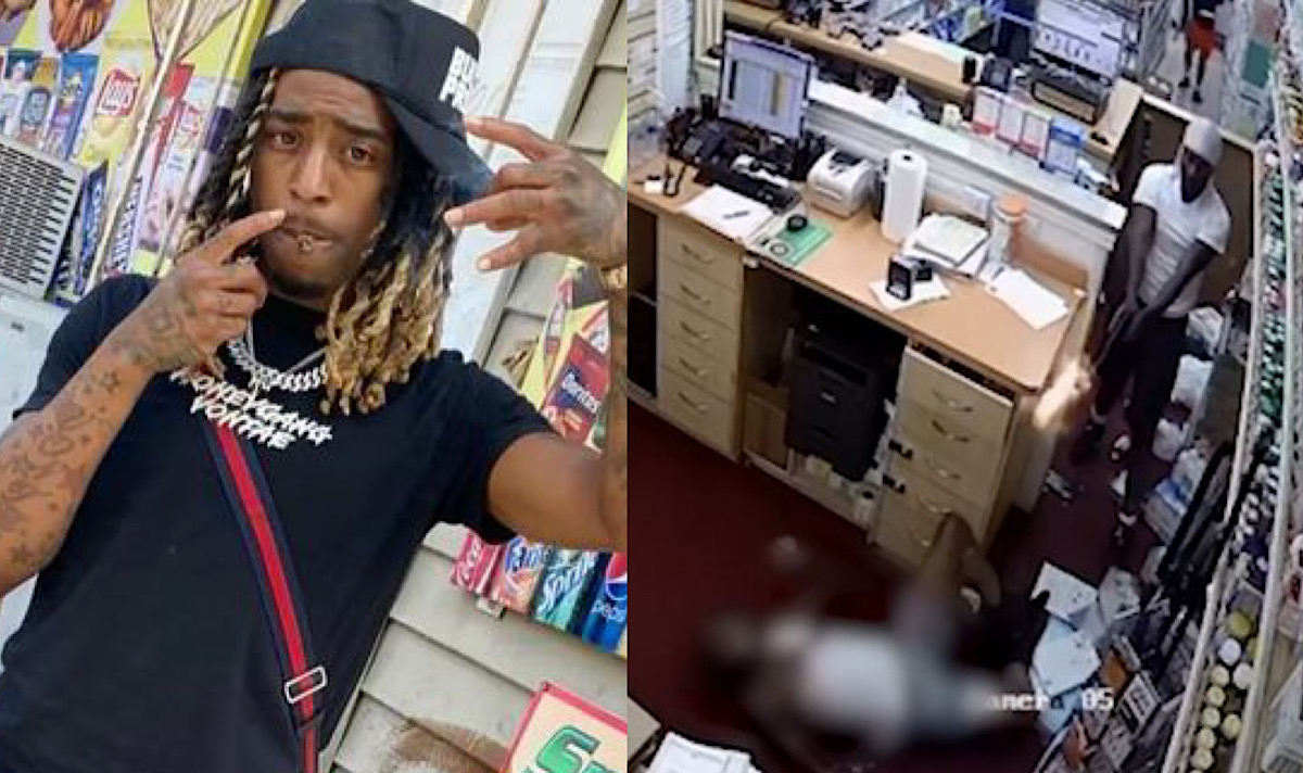 Graphic Video Shows LA Drill Rapper MoneyGangVontae Gunned Down In NYC Pharmacy In Chain-Snatching Incident
