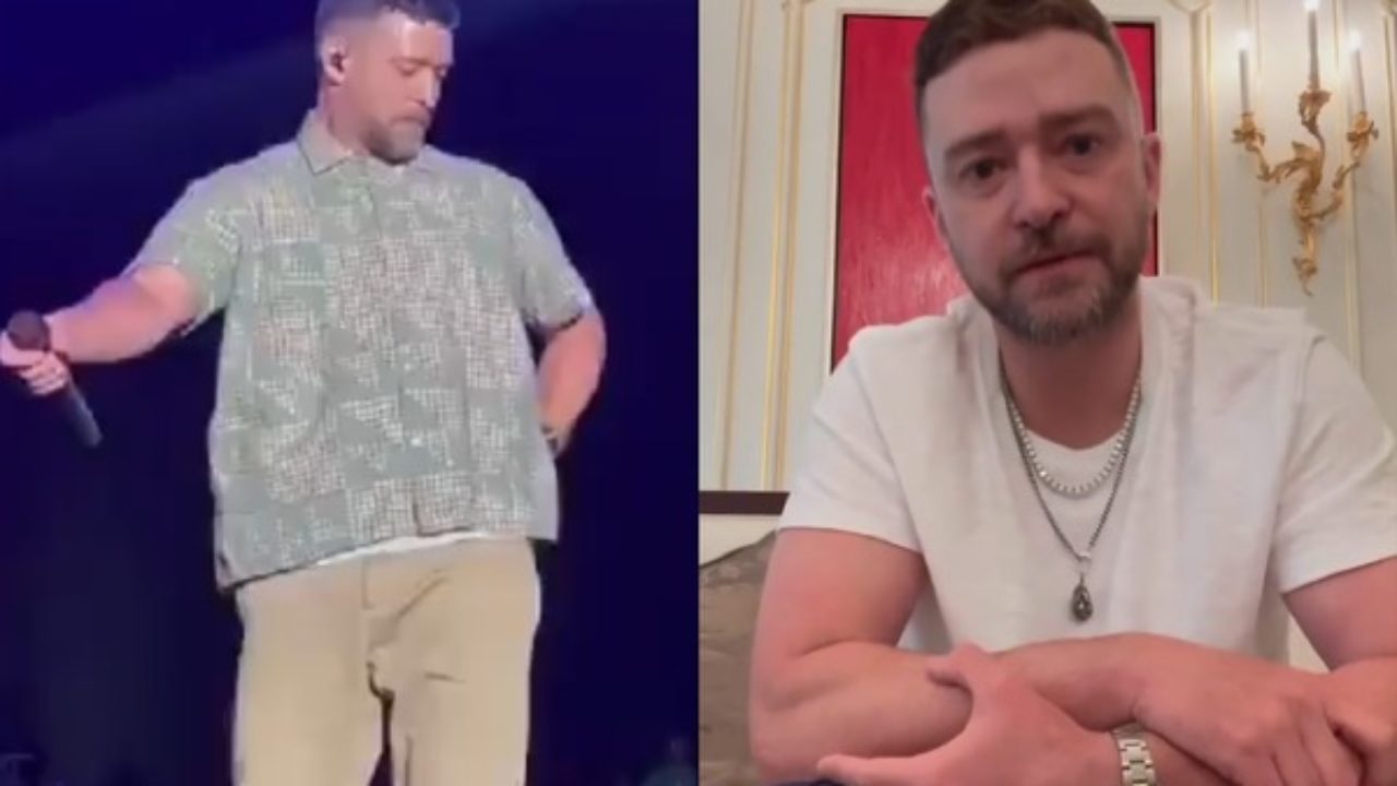 Justin Timberlake apologizes to fans after awkward dance video