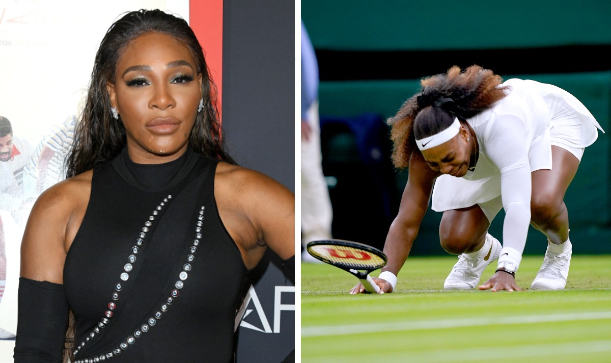 serena williams injury wimbledon