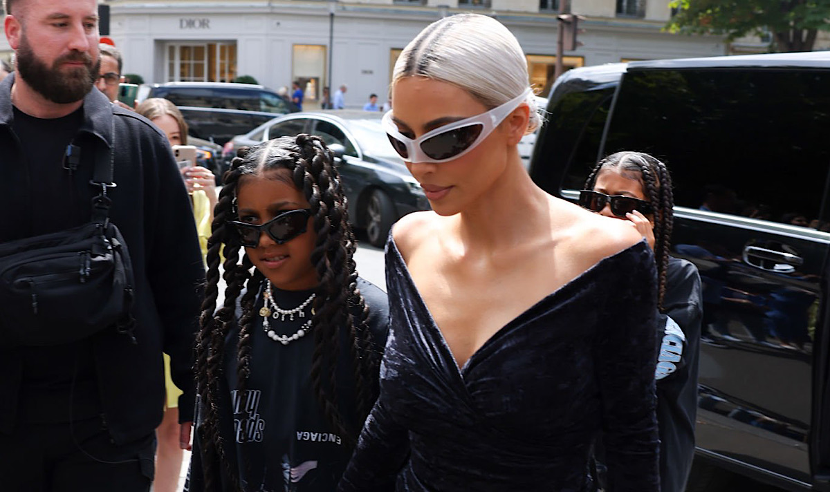 Kim Kardashian walks in Balenciaga show at Paris Couture Fashion