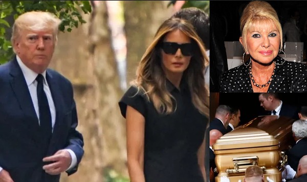 Ivana Trump Laid To Rest In Gold Casket; Mourned By Her Children, Donald Trump & Melania Trump