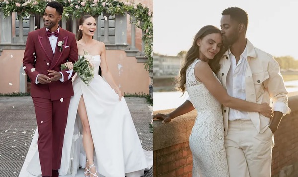 Jay Ellis Marries Serbian Model & Mother Of His Daughter Nina Seničar, With ‘Insecure’ Co-Stars In Audience