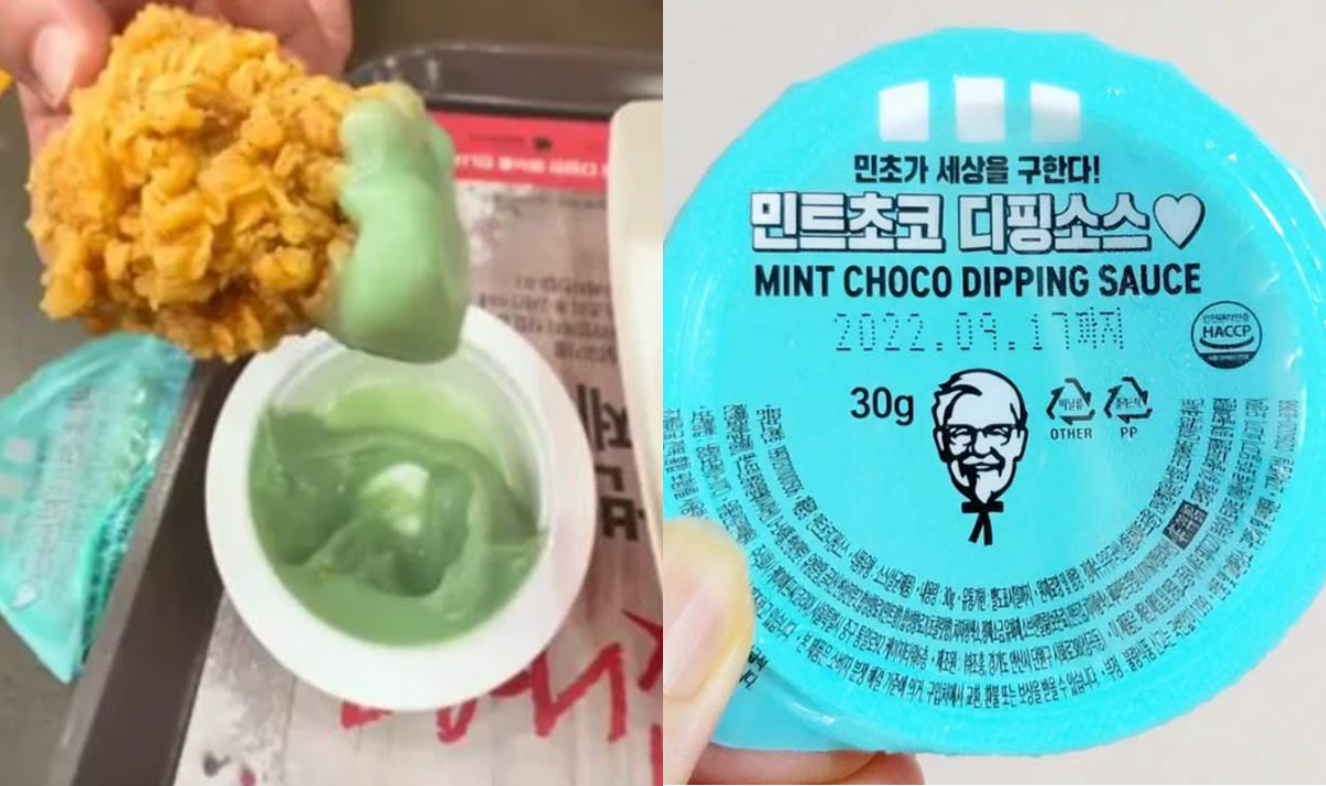 KFC launches mint chocolate sauce