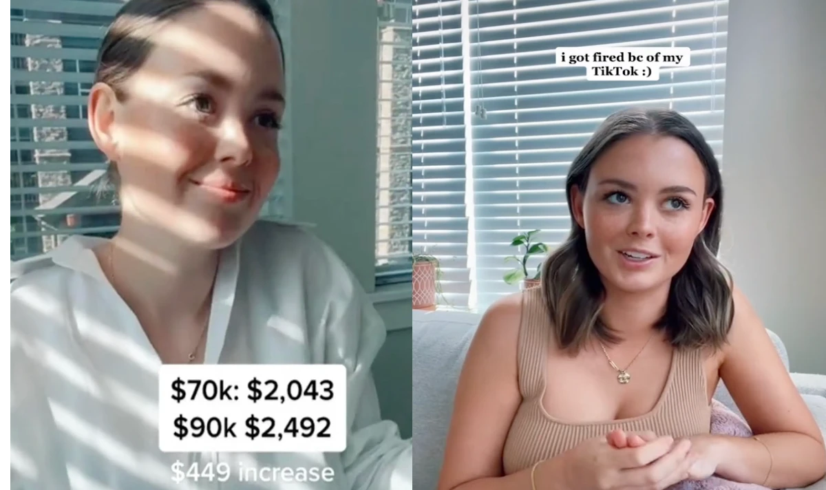 woman fired for posting salary tiktok