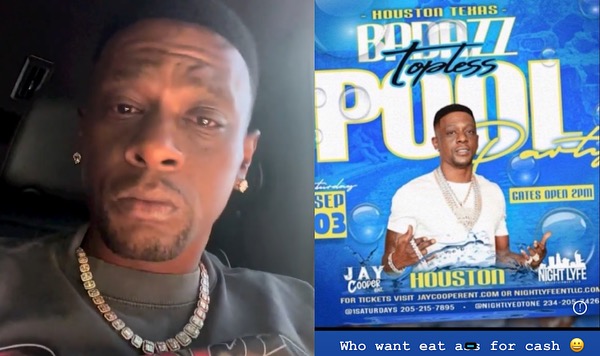 Boosie Badazz Launches New Adult Service Ahead Of Topless Pool Party: 'I Need Some Rum Lickas'