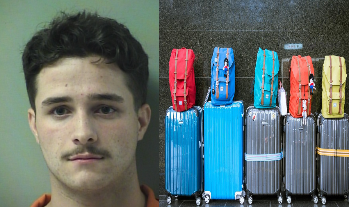 airline agent arrested for lost luggage items