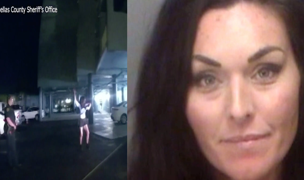 woman performs irish folk dance during dui test