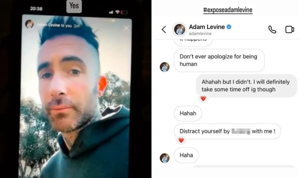 Maroon 5s Adam Levine Accused Of Sending Flirtatious Messages To Two Other Models • Hollywood 7626