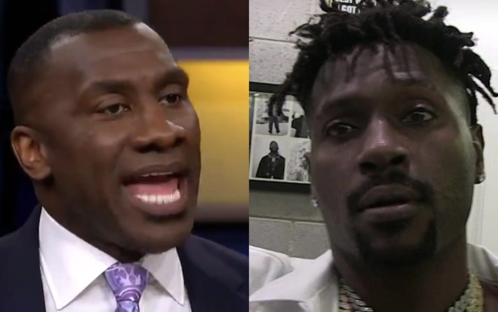 Shannon Sharpe Calls Antonio Brown A Clown For Posting Tom Brady's Wife ...