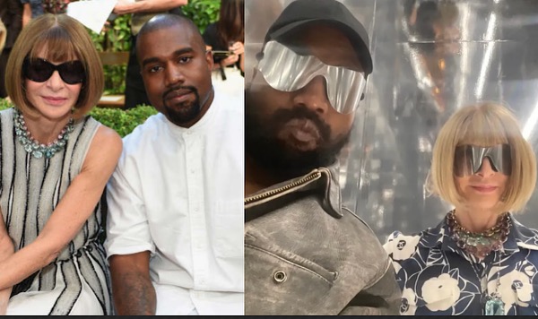 Kim Kardashian, Kanye West and Anna Wintour celebrate emerging