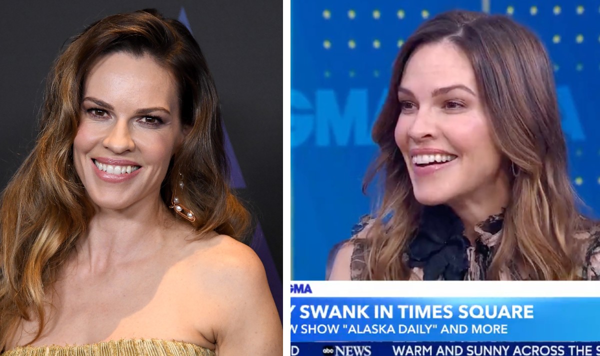 hilary swank pregnant