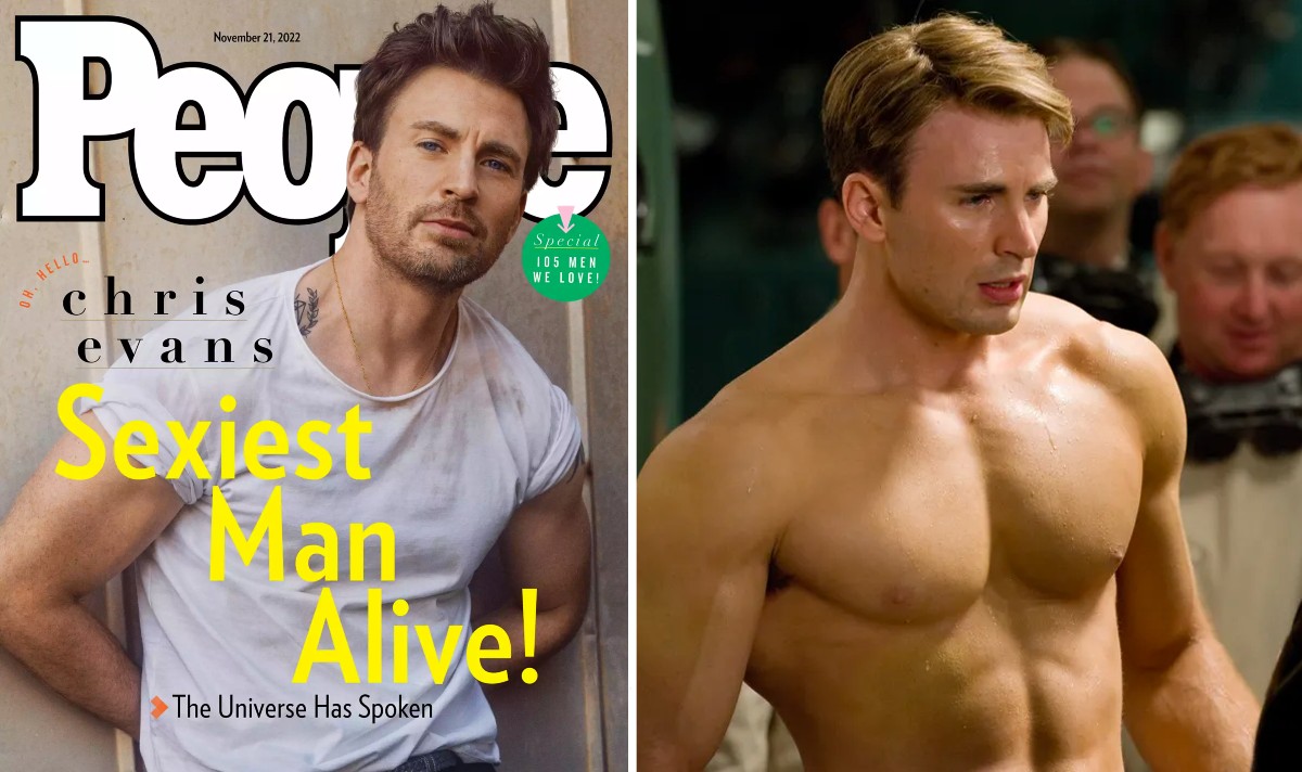 Do Y All Agree People Magazine Names Captain America Star Chris Evans The Sexiest Man Alive