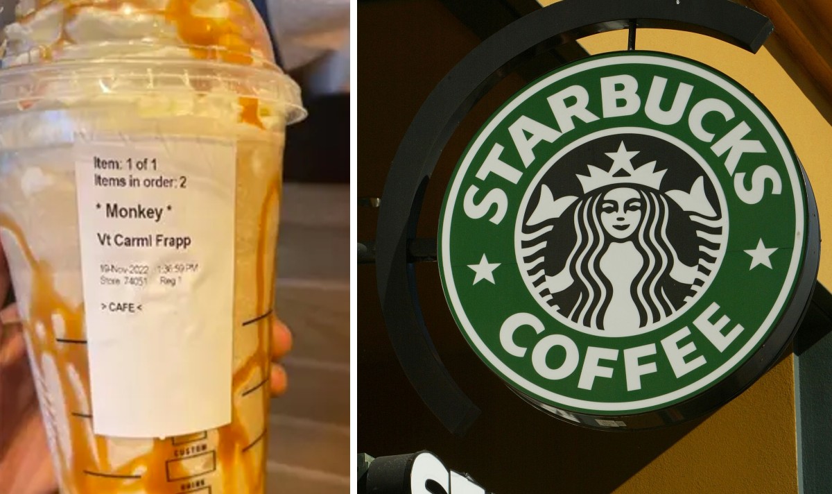 starbucks monkey racism