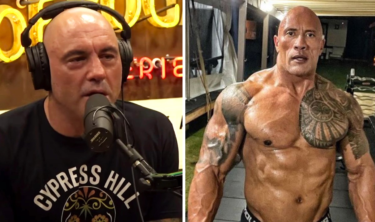 joe rogan dwayne the rock johnson steroids