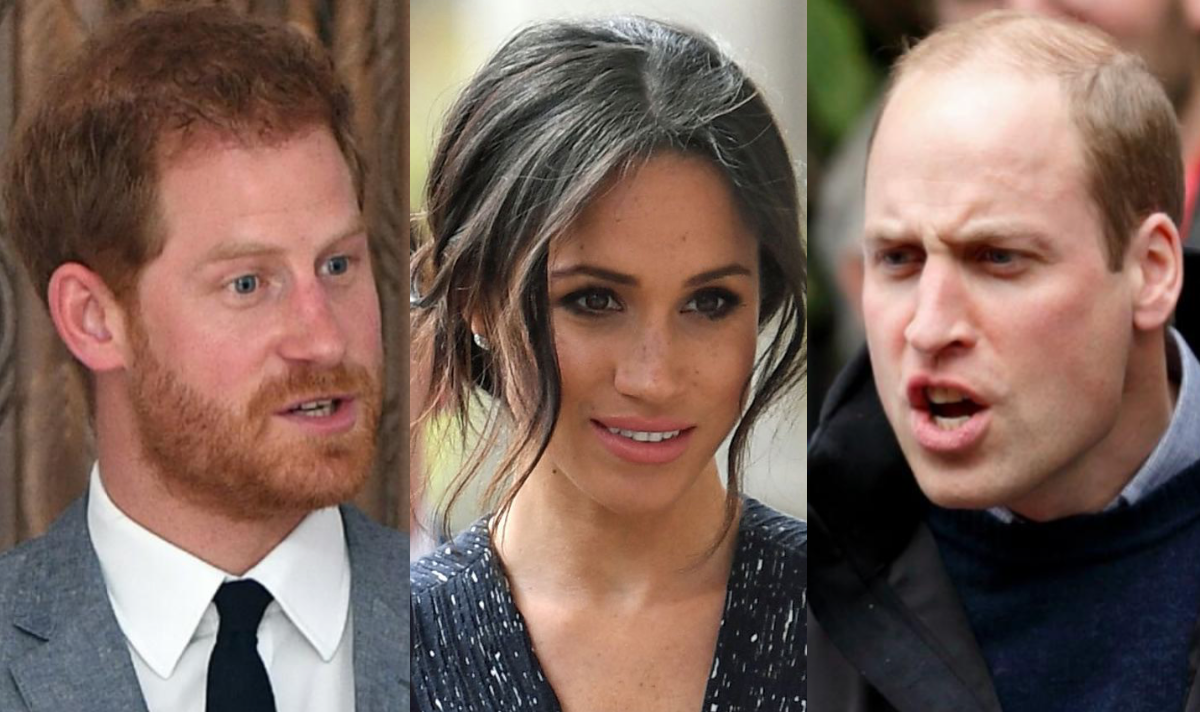 Yikes! Prince Harry Says His Brother William Put The Royal Paws On Him In Argument Over Meghan Markle: ‘William Called Her ‘Difficult,’ ‘Rude’ & ‘Abrasive’’