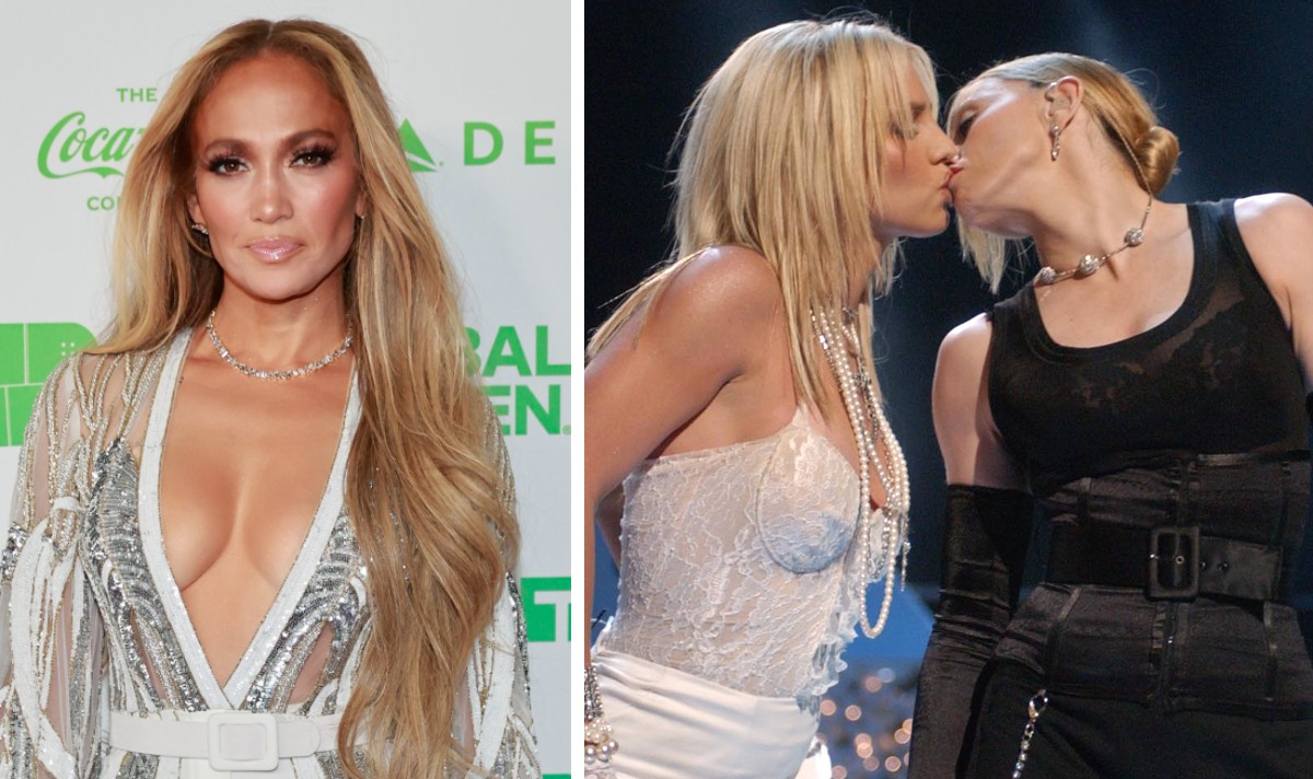 jennifer lopez madonna kiss vmas