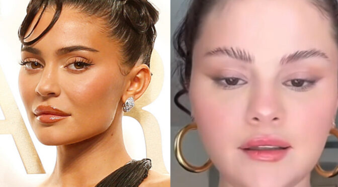 Kylie Jenner Denies Mocking Selena Gomez Over Her Laminated Eyebrows ...