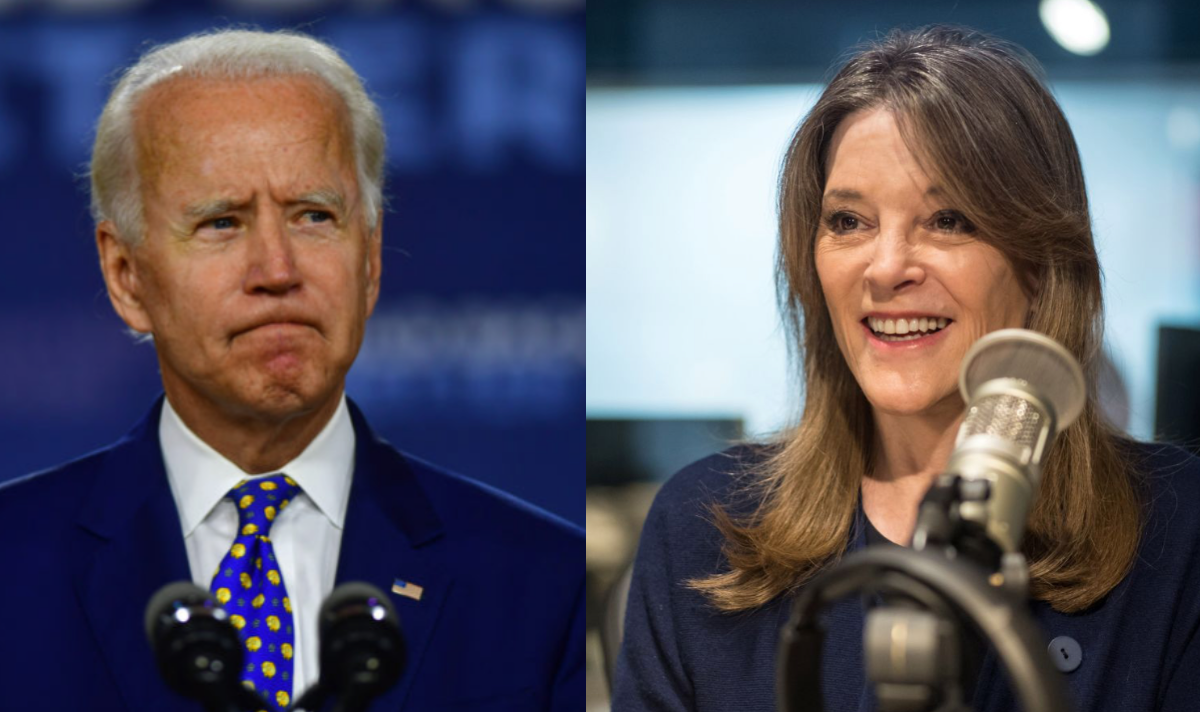Joe Biden Gains Democratic Challenger As Self-Help Author Marianne Williamson Confirms 2024 Presidential Run