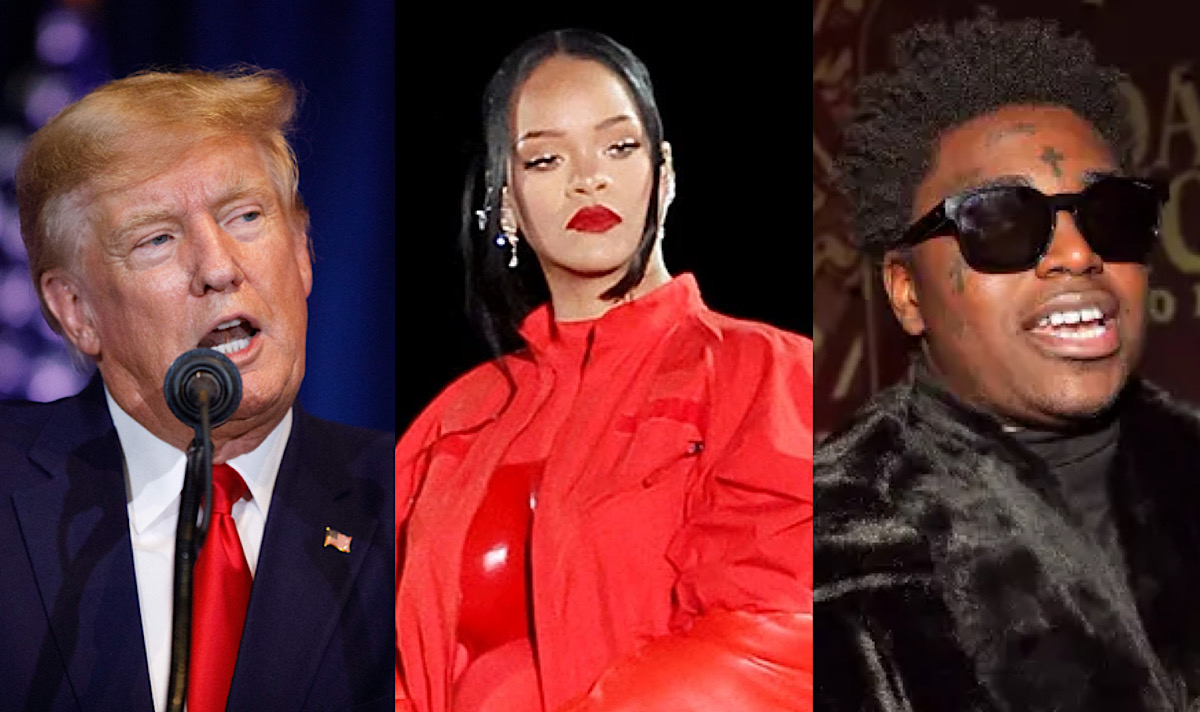 Kodak Black Appears To Co-Sign His Uncle Donald Trump & His Rihanna Super Bowl Criticism