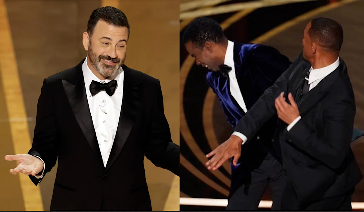 2023 Oscars Host Jimmy Kimmel Jokes About The Will Smith & Chris Rock Slap From Last Year