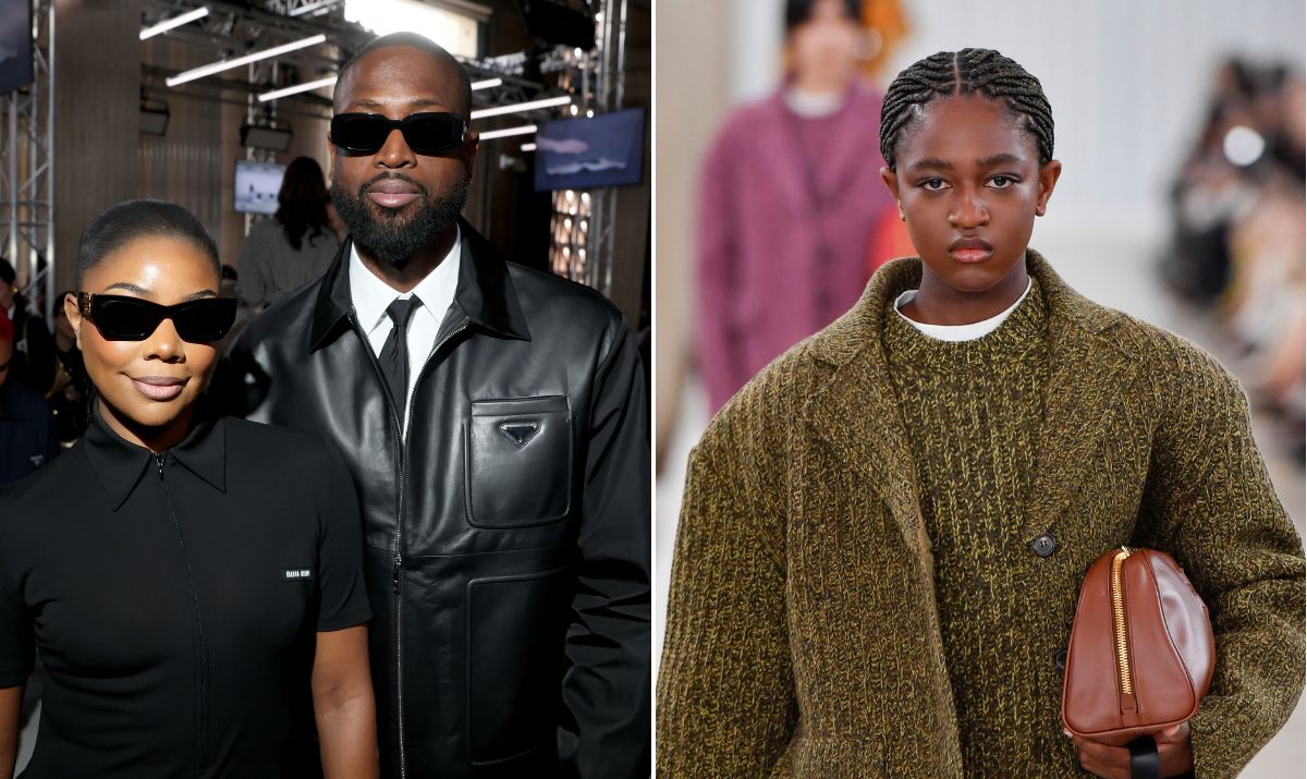 Dwyane Wade Calls Daughter Zaya An ‘Icon Living’ After Her Paris Fashion Week Runway Debut For Prada's Sister Label Miu Miu