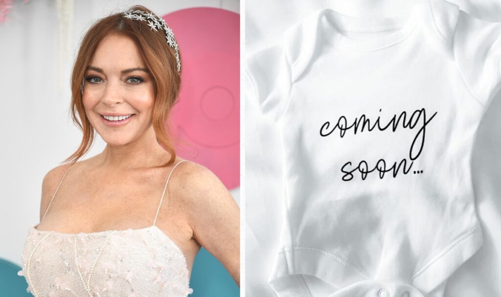 lindsay lohan baby pregnant