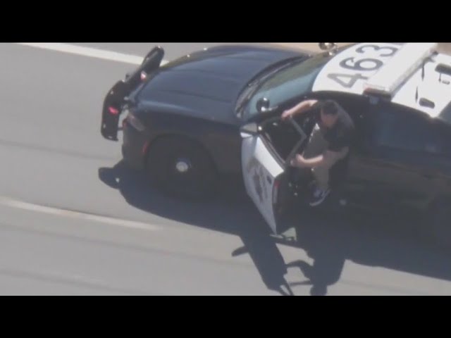 Omg Police Chase Suspect Dies After Jumping Out Of Stolen Chp Cruiser In La County • Hollywood