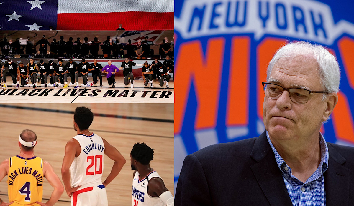 Former NBA Coach Phil Jackson Says He Hasnt Watched A Game Since 2020 Because Of BLM Logos and Slogans