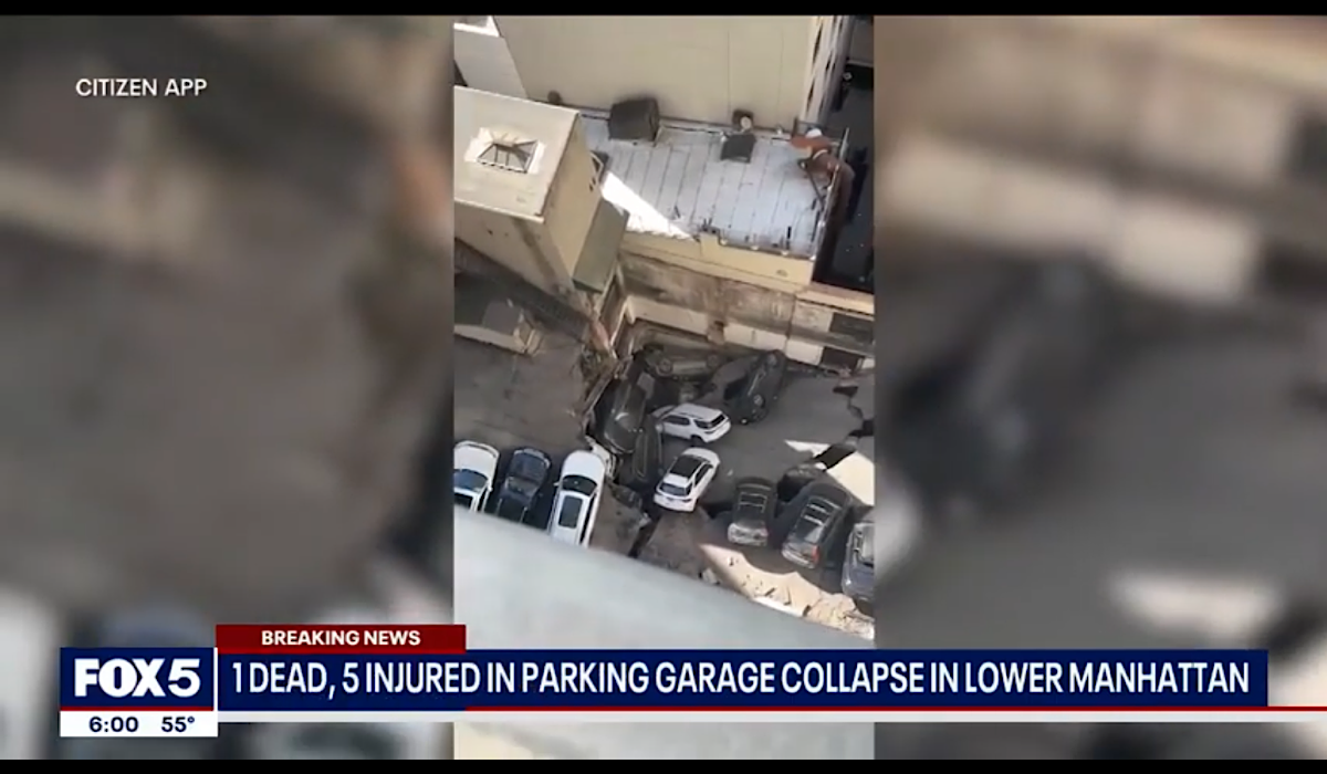 One Dead, Multiple Injured After Parking Garage Collapses In Lower Manhattan