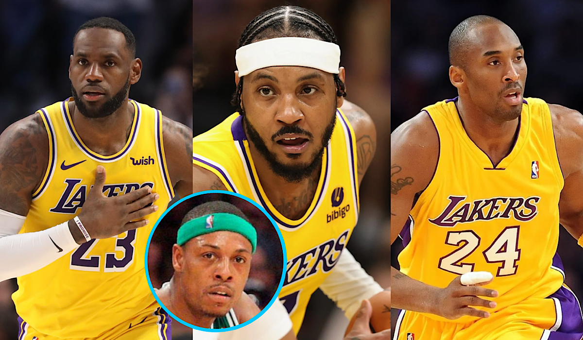 Oop! Paul Pierce Says Carmelo Anthony Is Tougher To Guard Than LeBron James Or Kobe Bryant