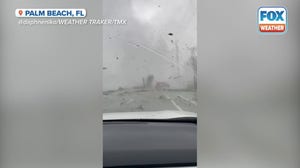 Footage Shows The Moment A Car Was Thrown Into Mid-Air During Florida Tornado