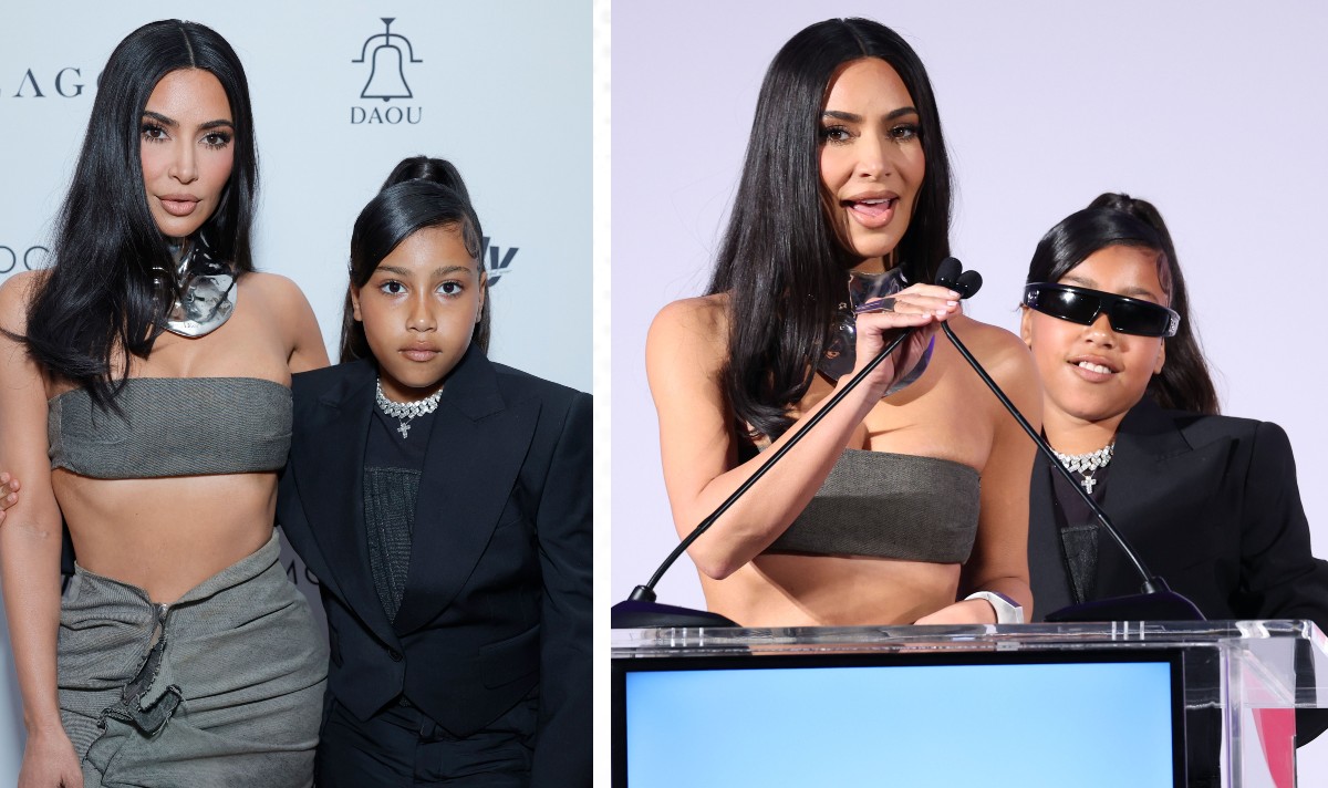 kim kardashian awards north west