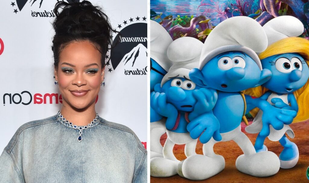 rihanna smurfs movie