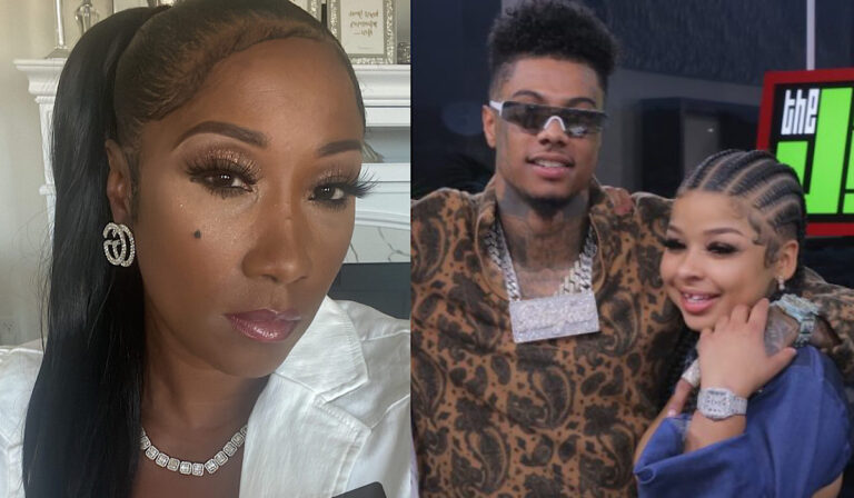 Blueface's Mom Karlissa Saffold Sends Kudos To A Pregnant Chrisean Rock ...