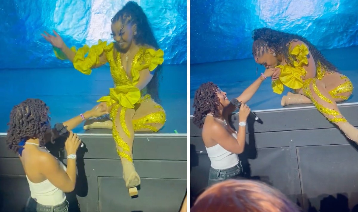 chloe bailey halle perform