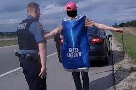 Man Dressed Up In Bud Light Costume Arrested For DUI