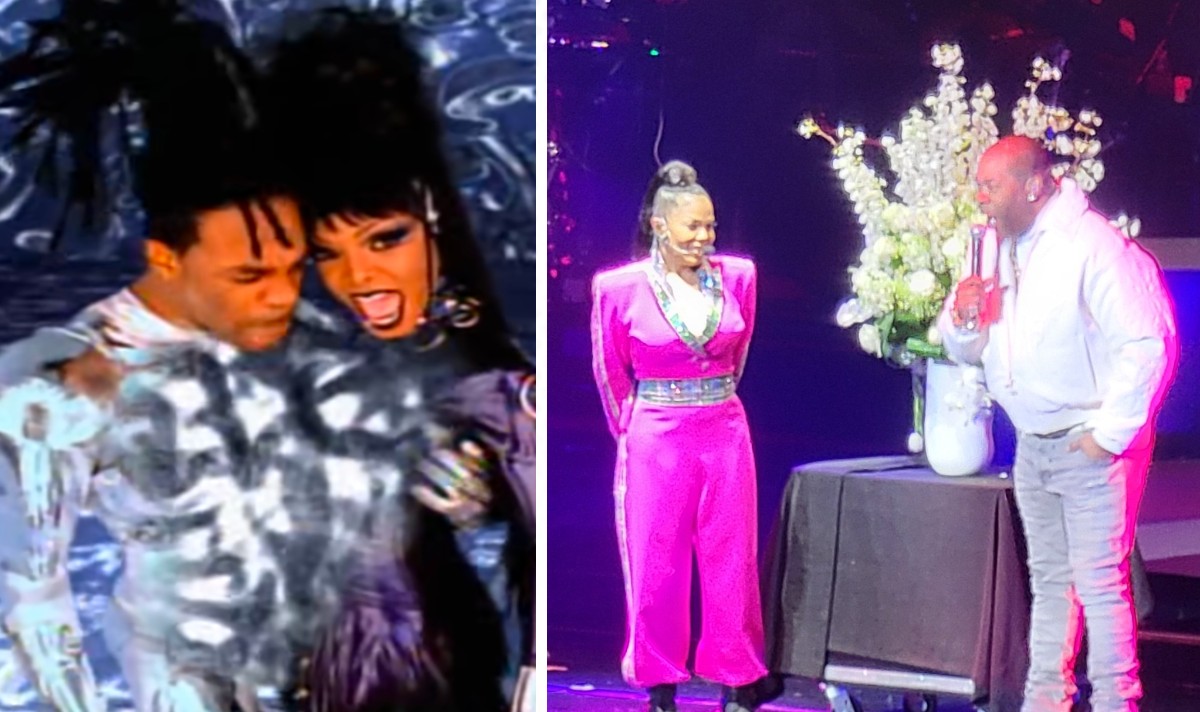 Busta Rhymes Gives Janet Jackson Her Flowers As They Reunite 25 Years ...