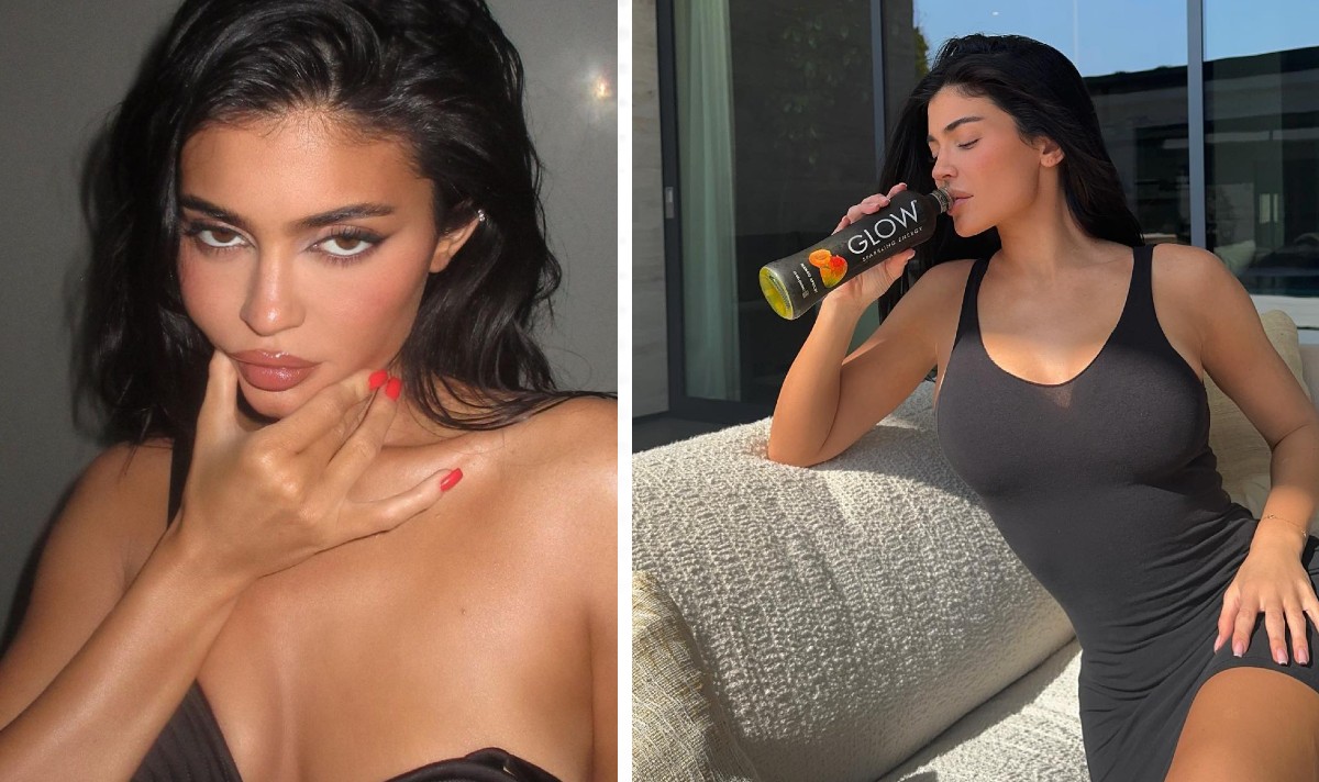 kylie jenner drink ad