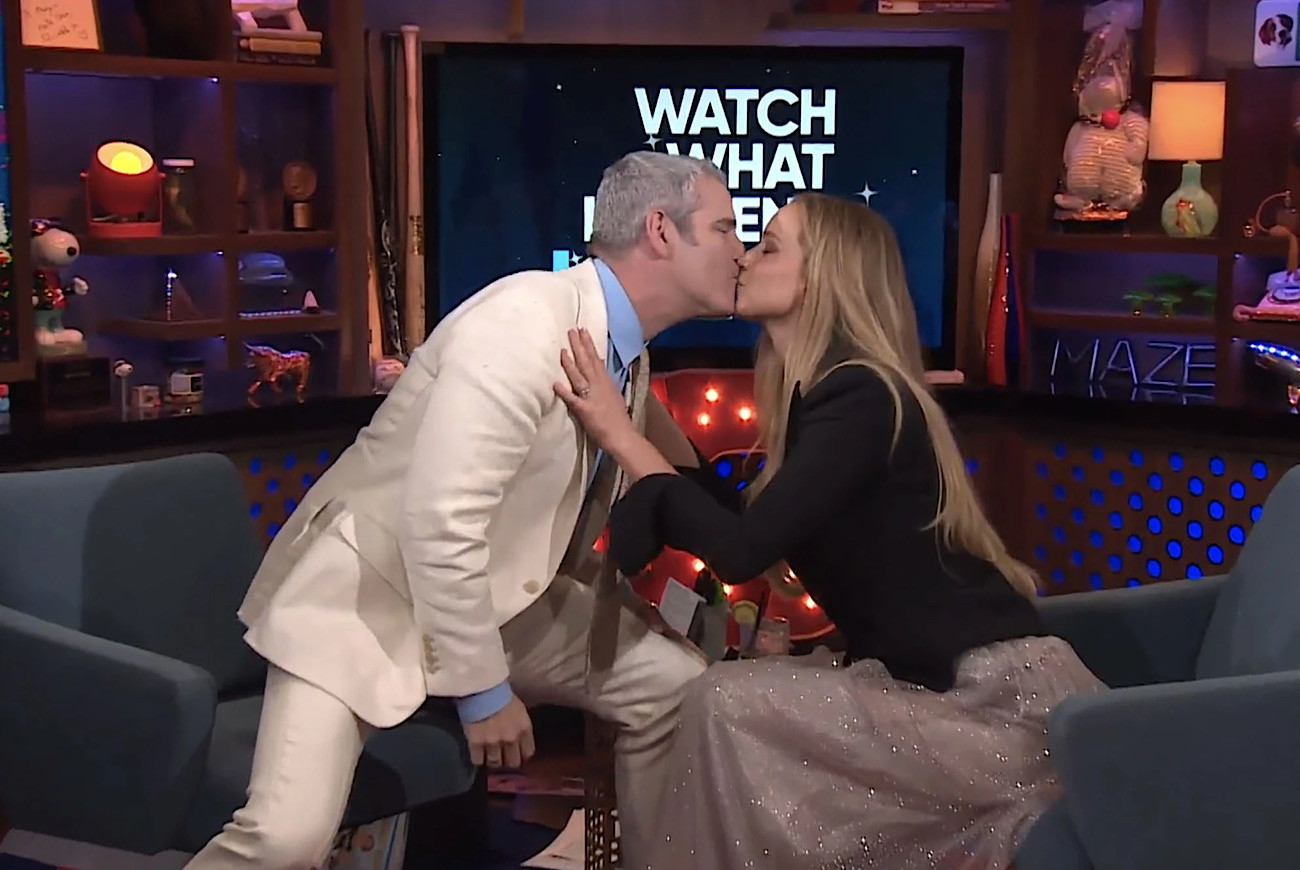 Andy Cohen Claims He Got Hard As A Rock After Kissing Jennifer Lawrence On The Lips 9444