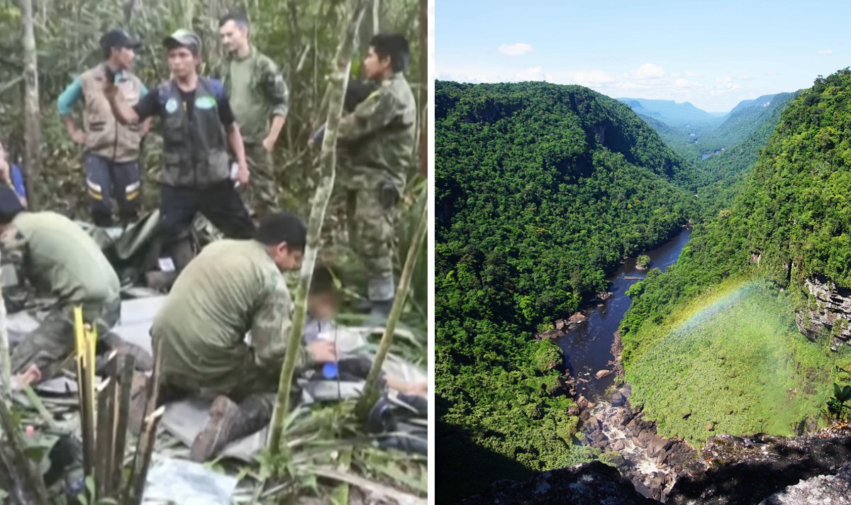 colombia children found rescued jungle