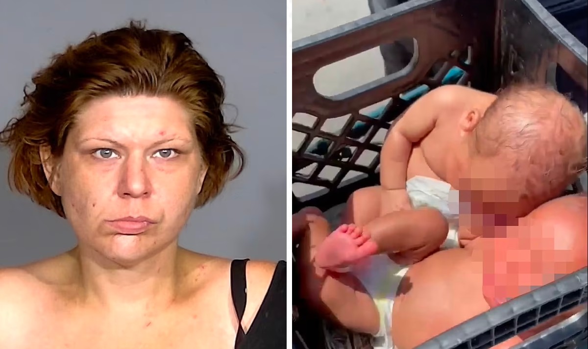 mother arrested babies