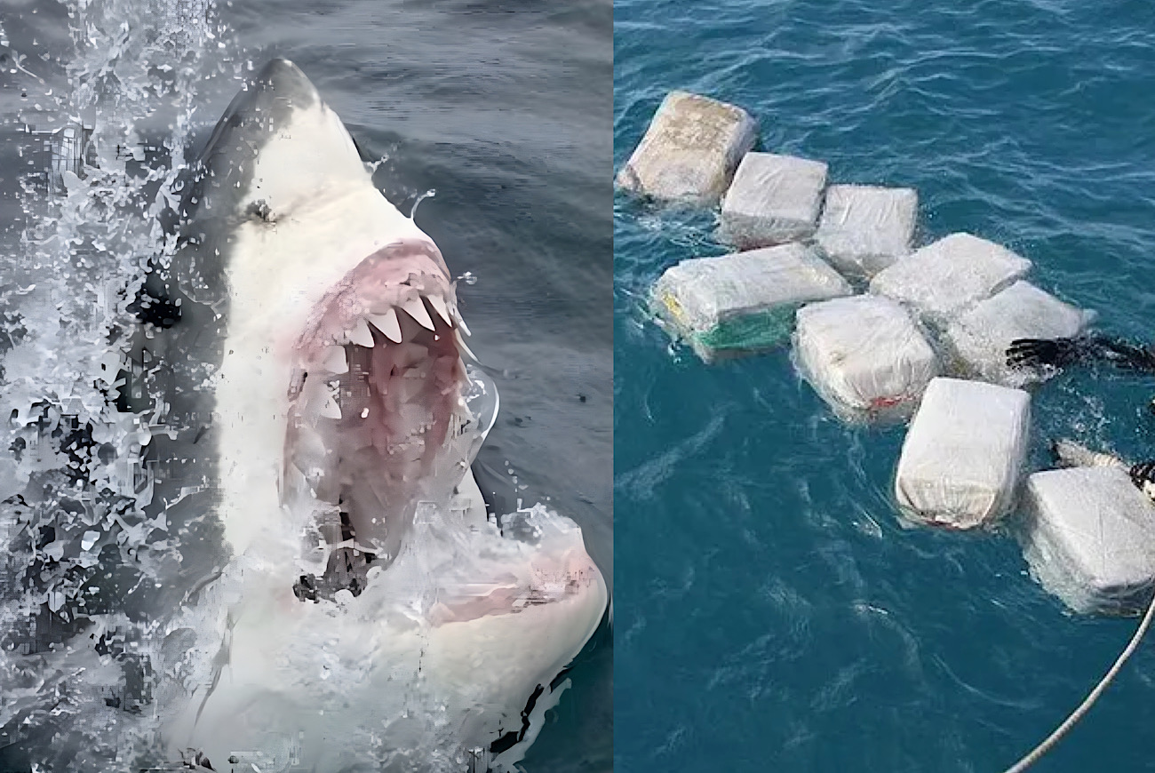 Cocaine Sharks? Scientists Believe Sharks Have Been Eating Bundles Of Cocaine Dumped Off Florida Coast