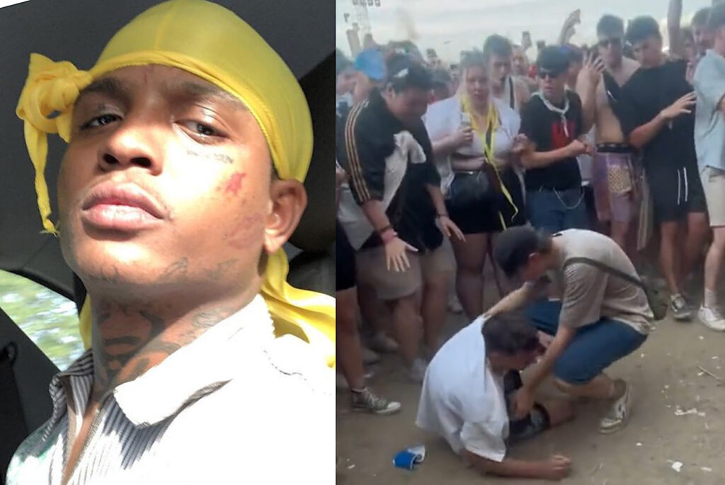 Slump Fall Ski Mask The Slump God Fan Dives Off Stage At Festival & Crowd Lets Him ...