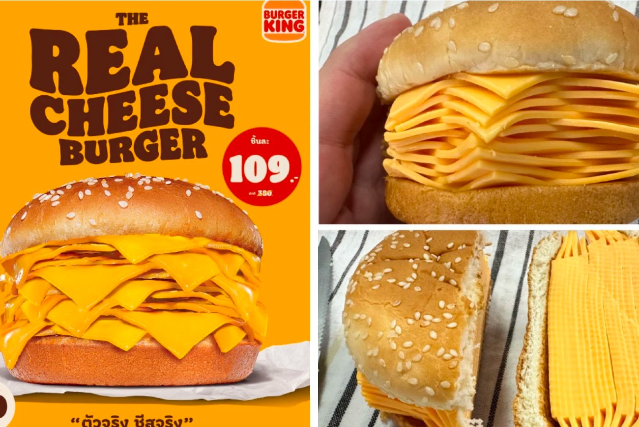 Would Y'all Try It? Burger King Unveils Its CheeseOnly Cheeseburger In