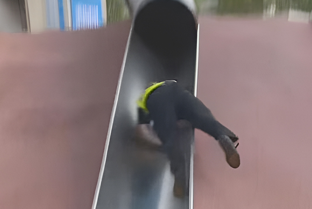 Boston Police Officer Injured After Violently Tumbling Down Children's Slide In Viral Video