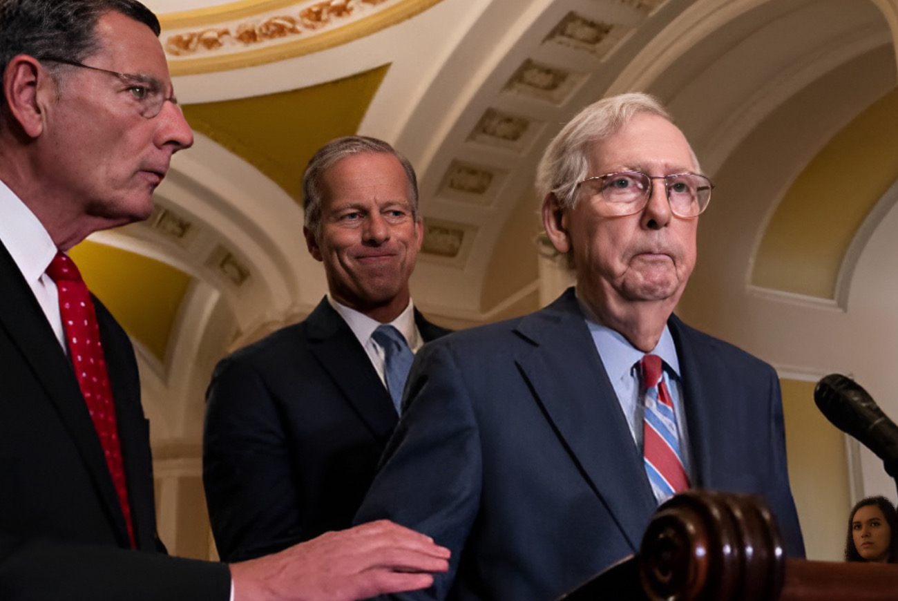 Footage Shows Mitch McConnell Freezing Again During Press Conference In Kentucky