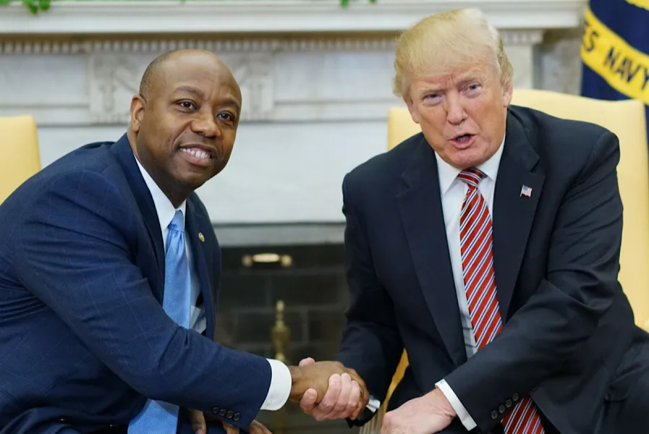 Tim Scott, The Only Black GOP Senator, Promises To Finish Trump's Border Wall If Elected President