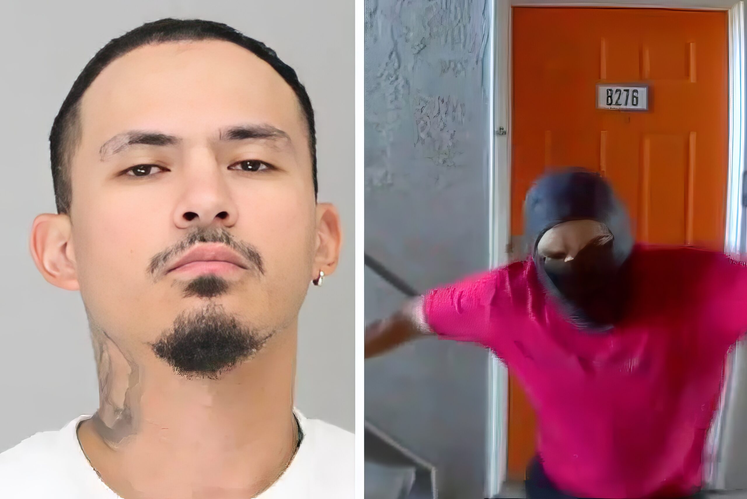 burglar shot door